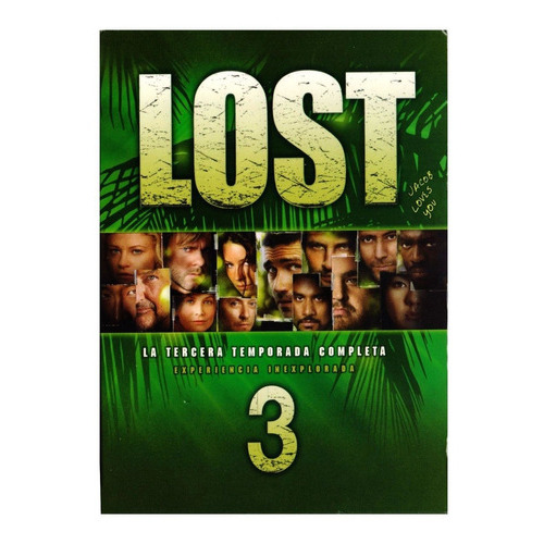 Dvd Lost, Perdidos Tercera Temporada Serie.