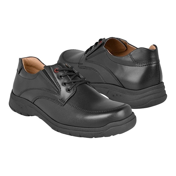 Zapatos Escolares Para Niño Stylo 4090 Negro