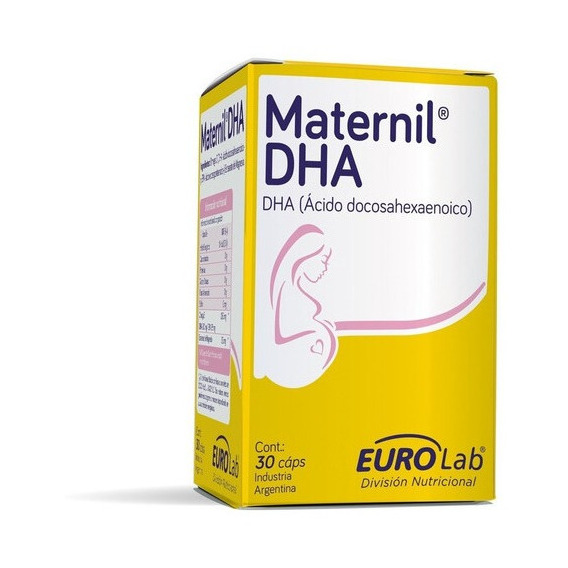 Maternil Dha Omega 3 Embarazo Lactancia 30 Cápsulas Eurolab