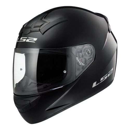 Casco Para Motocicleta Ls2 Ff352 Single Negro Gloss Color Negro brillante Tamaño del casco L