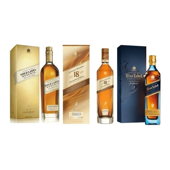 Coleccion Johnnie Walker 3u.