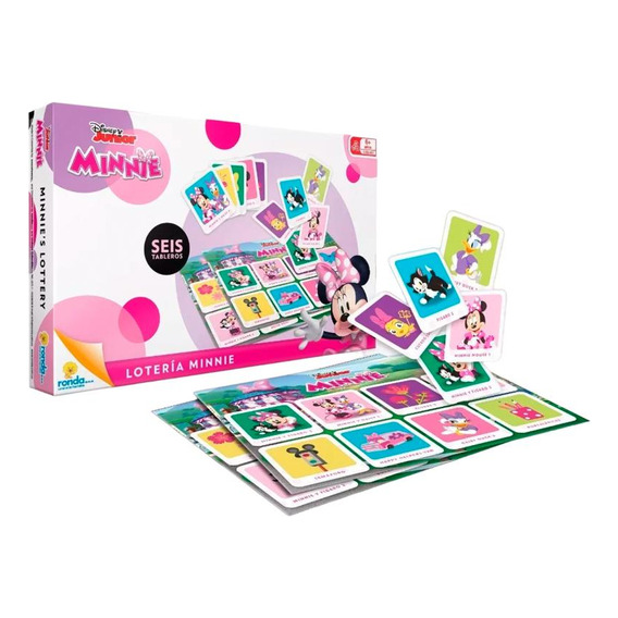 Juego Lotería Ronda Disney Minnie 54 Piezas Super Oferta