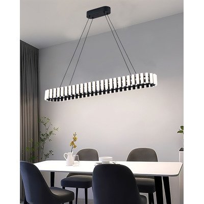 Colgante Led Deska 40w Deco Moderno 301099 Tz - Negro