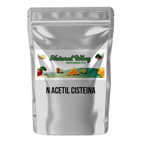 Suplemento en polvo Natural Whey Suplementos  N Acetil Cisteina n-acetilcisteína en sachet de 100g