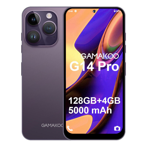 Gamakoo G14 Pro Dual SIM 128 GB violeta 4 GB RAM