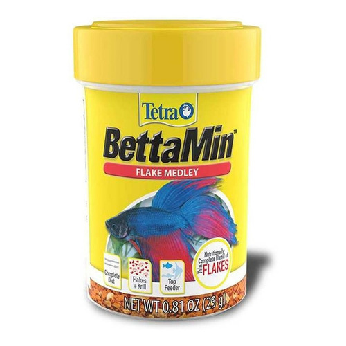 Alimento Tetra Bettamin 23g - Dieta Especial Para Bettas