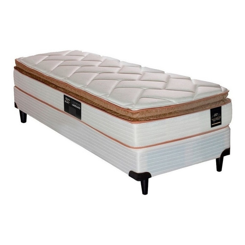 Sommier Americana King Koil Comfort Sensations Finesse 1 1/2 plaza de 190cmx90cm  blanco y negro