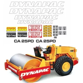 Adesivos Rolo Compactador Dynapac Ca 25pd Ca25pd Ca-03764 Mq