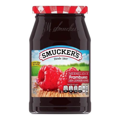 Mermelada Smuckers Frambuesa Regular 510g