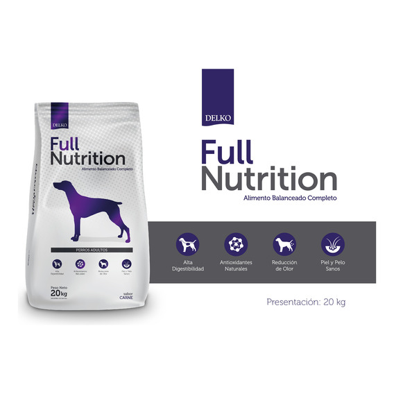 Alimento Full Nutrition Perros Adulto Por 20 Kg