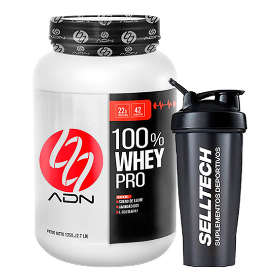 Proteína Adn 100% Whey Pro 1.25kg Chocolate + Shaker