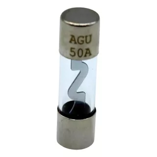 Paq. 10 Fusible Agu. 50 Amp. Plateado Rockseries Agu50p