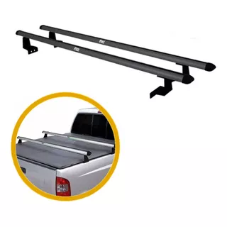 Travessa Universal Rack Caçamba Kiussi Dolomiti 180cm Preta