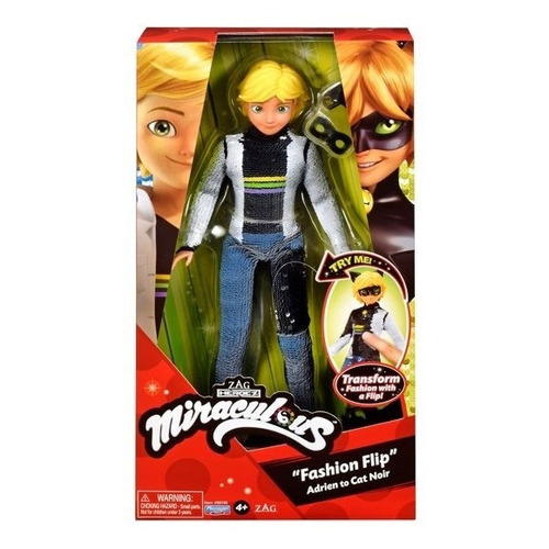 Miraculous Figura Cat Noir Fashion Flip Lujo 28 Cm Int 50195