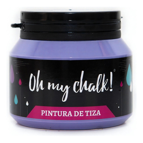 Oh My Chalk! Pintura De Tiza - Tizada 210 Cc. Colores Color Violeta