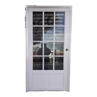 Puerta De Aluminio 3/4 Vidrio