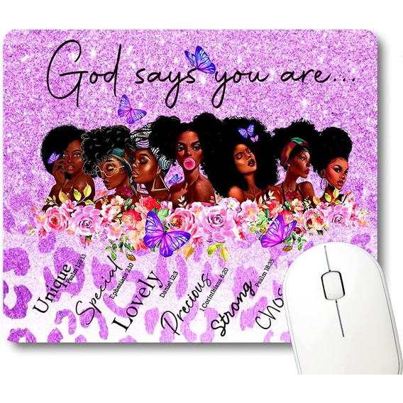 Arte Impreso Afroamericano De Wknoon: Dios Dice Que Estás In