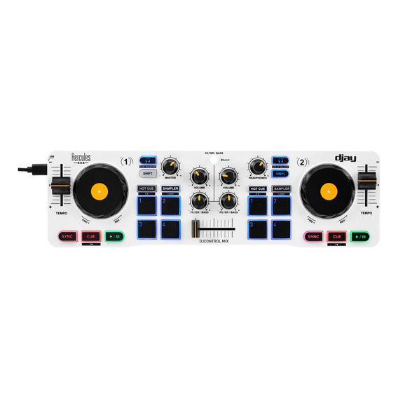 Controlador Hercules Djcontrol Mix, Android / Ios Compatible