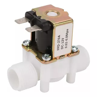 Válvula Solenoide 12v Nc De 1/2 Pulgada