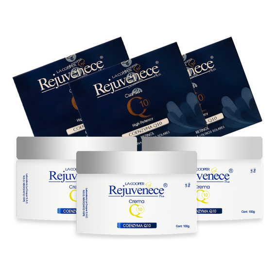 3 Rejuvenece Plus Crema Q10 Retinol Y Coenzima