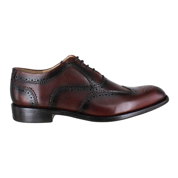 Zapato Carlo Ronaldi Modelo 1038 Color Vino Sombreado