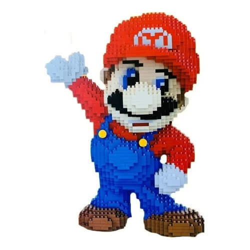 Figura Armable Mario Bros Bloques De Construcción Cantidad De Piezas 2497