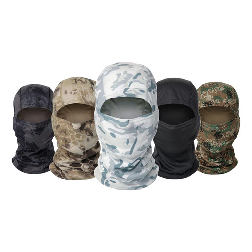 Balaclava 5 Pack Full Pasamontañas Militar Táctico Bandana Color Espartano 05