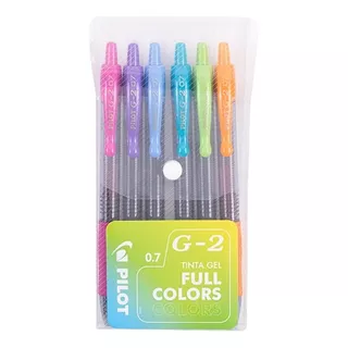 Set Lapices Pilot G2 Full Colors 6uni