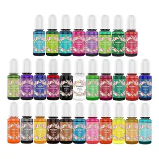 Set Pigmentos Liquidos Para Resina 10ml X 26 Unidades