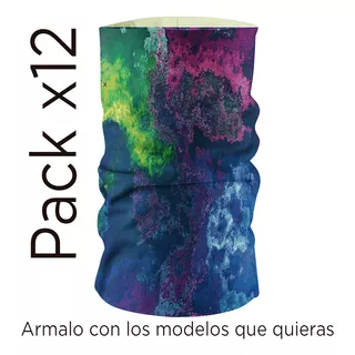 Cuello Termico Pack X12 Promo Bandana Pañuelo Buff Cuellitos