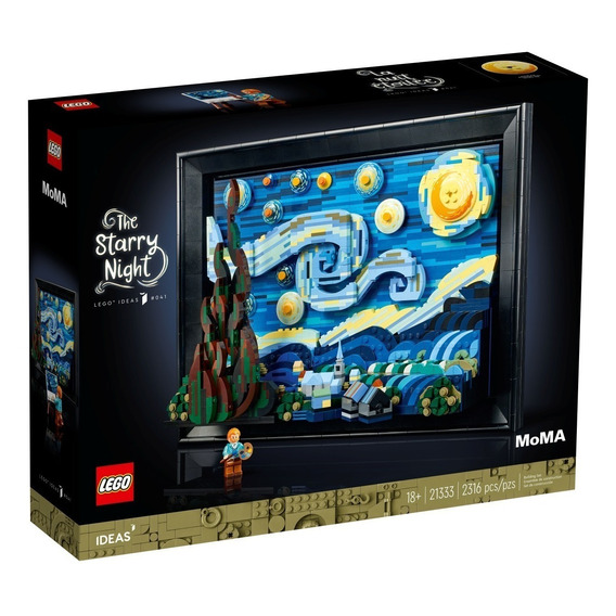 Set de construcción Lego Ideas Vincent van Gogh: La Noche Estrellada 2316 piezas  en  caja