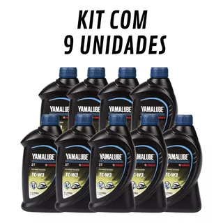 Óleo 2 Tempos Motor Popa Yamalube Tc-w3 1 L Kit C/09 Unidade