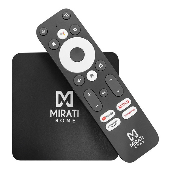 Smart Tv Box Mirati Home Control Por Voz Full Hd 1gb Ram 8gb Almacenamiento. Bluetooth Wifi Hdmi Modelo MTB001