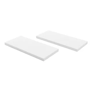 Prateleira Pequena Kit 2 Peças 30 X 10 Cm Em Mdf Branco