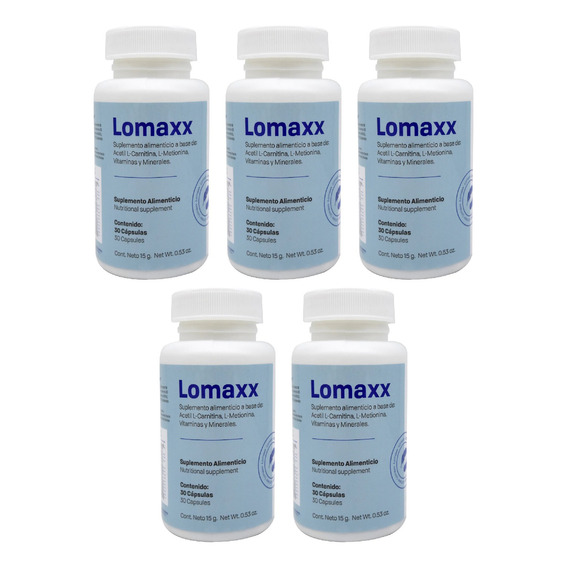 Lomaxx 30 Cápsulas - 5 Piezas
