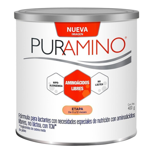 Fórmula Infantil Enfamil Puramino 0-12 Meses Lata De 400 G