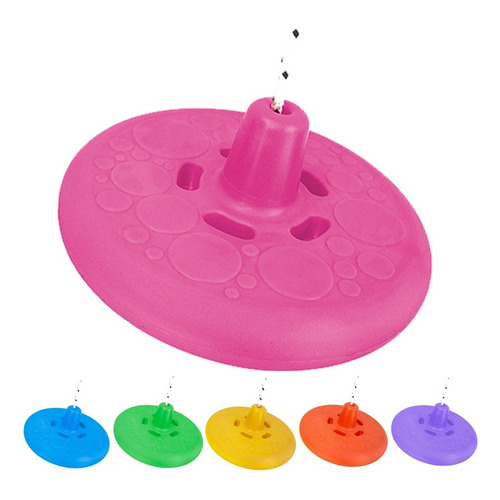 Hamaca Disco Vxplay Efecto Pendulo Tabla Voladora Color Rosa