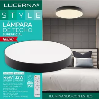 Lampara Decorativa Lucerna 46w Superficial 