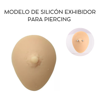 Pezón Silicona Micropigmentación Tatuaje Exhibidor Piercing