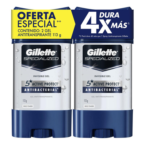 Antitranspirante Gillette