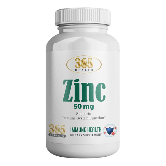 Zinc 50 Mg Americano Prime 365tabs Salud Muscular Y Piel #1 Sabor Sin Sabor