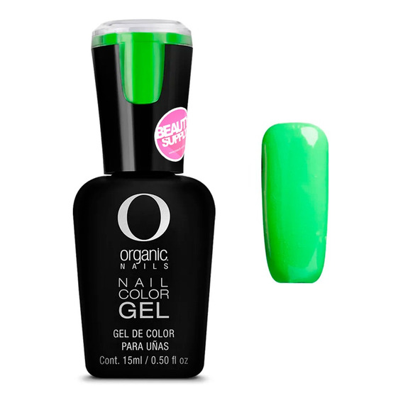 Esmalte Semipermanente Organic 064 Glow Green 15ml