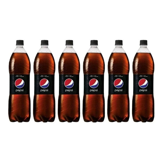 Gaseosa Pepsi Black 1.5 Lt Pack X 6 Unidades