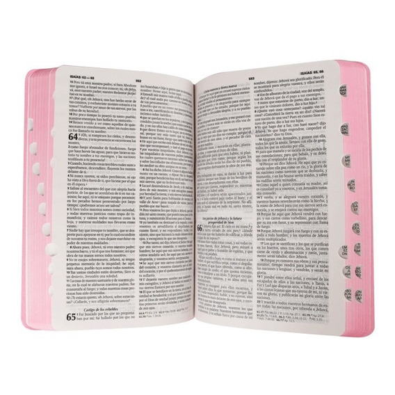 Biblia Reina Valera 1960  C/indice, Rosa, Flores