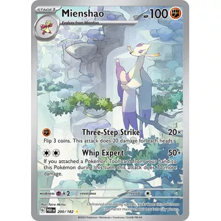 Mienshao 200/182 Paradox Rift Scarlet & Violet Pokemon Card