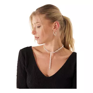 Collar Cadena De Plata Para Mujer Y Cobre - Jacintas 