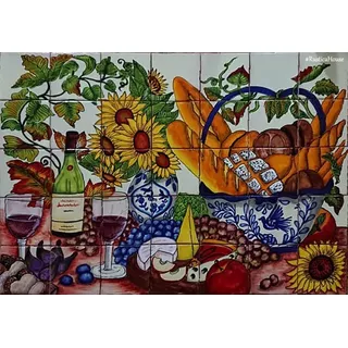 Mural De Talavera - Pan Y Flores