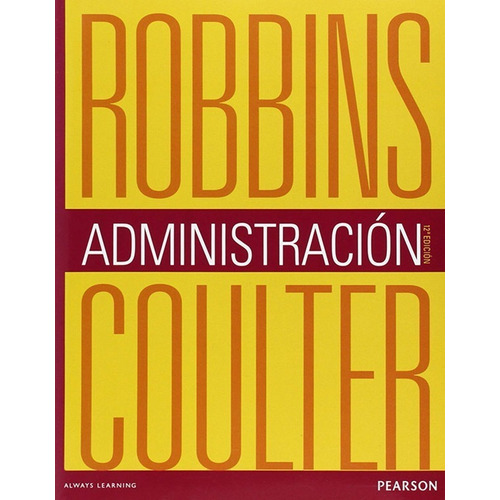 Administración 12 /e Robbins Coulter Pearson Nuevos Original