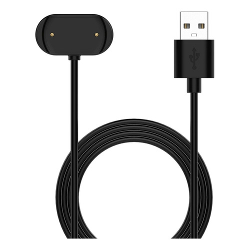 Cargador USB compatible con Xiaomi Amazfit Gts 3 A2035 Color Negro