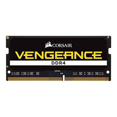 Memoria RAM Vengeance gamer color negro 8GB 1 Corsair CMSX8GX4M1A2666C18